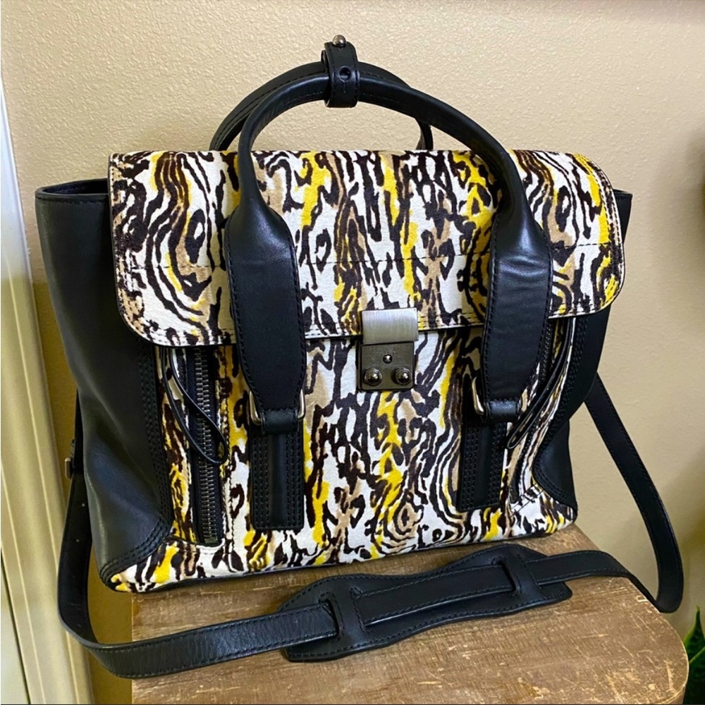 3.1 Philip Lim Calf Hair Leather Bag - Picture 2 of 14